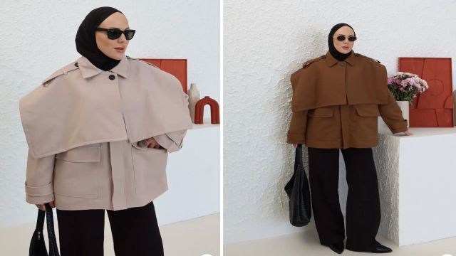 Nuuwears ile Tesettür Trençkot, Elbise ve Takım Modellerinde Yeni Sezon