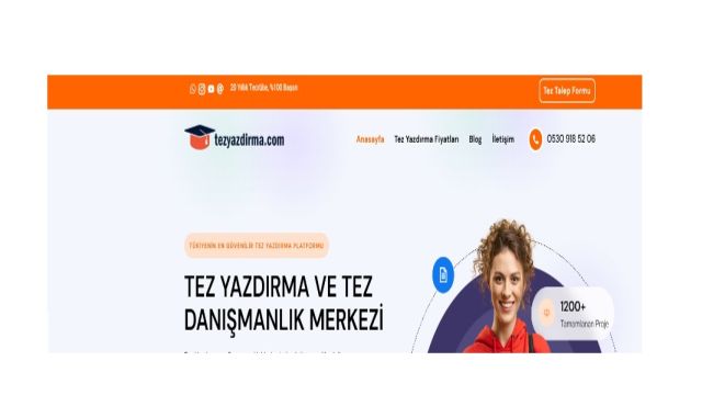 tezyazdirma.com Türkiye’nin En Güvenilir Tez Yazdırma Sitesi Mi?