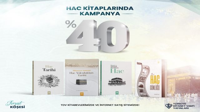 Türkiye Diyanet Vakfı Yayınları’nın Hac Kitaplarında %40 İndirim Kampanyası Başladı