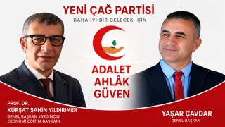 Yeni Çağ Partisi’nde Prof. Dr. Kürşat Şahin YILDIRIMER Dönemi Başladı