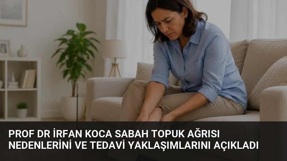 Prof Dr İrfan Koca Sabah Topuk Ağrısı Nedenlerini ve Tedavi Yaklaşımlarını Açıkladı