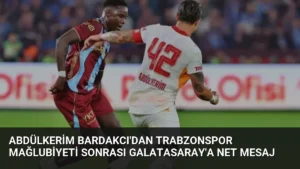 Abdülkerim Bardakcı’dan Trabzonspor Mağlubiyeti Sonrası Galatasaray’a Net Mesaj