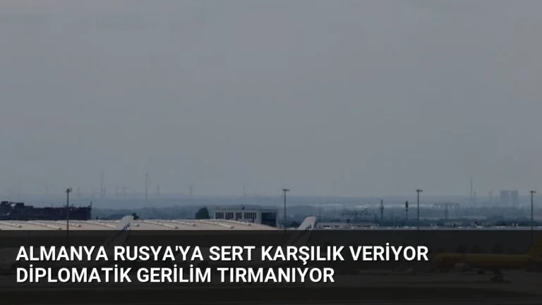 Almanya Rusya’ya Sert Karşılık Veriyor Diplomatik Gerilim Tırmanıyor