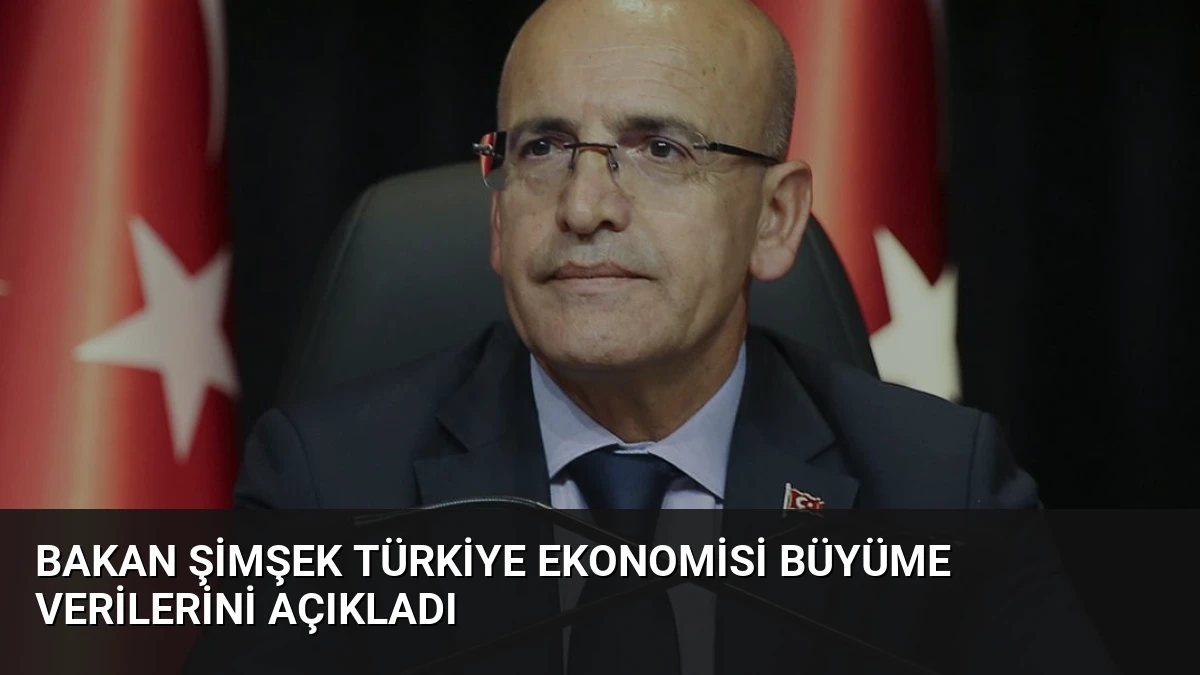 Bakan Şimşek Türkiye Ekonomisi Büyüme Verilerini Açıkladı