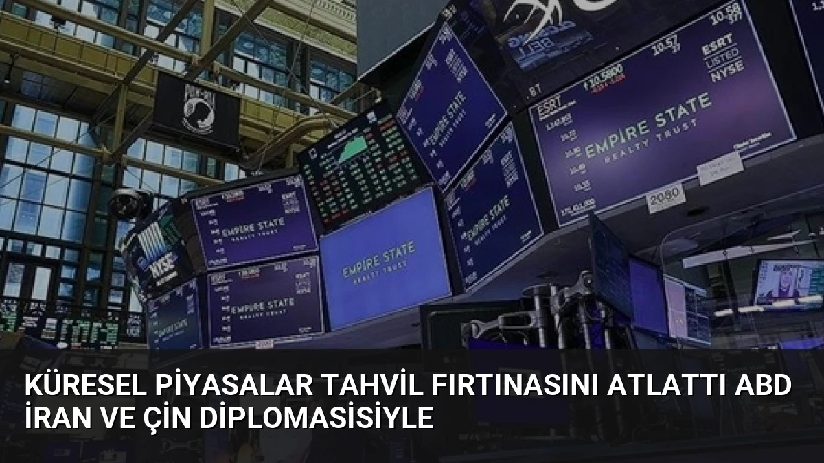 Küresel Piyasalar Tahvil Fırtınasını Atlattı ABD İran ve Çin Diplomasisiyle