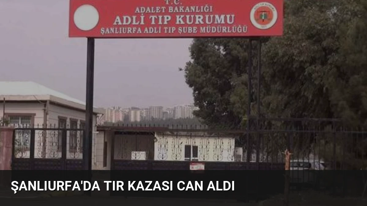 Şanlıurfa’da Tır Kazası Can Aldı