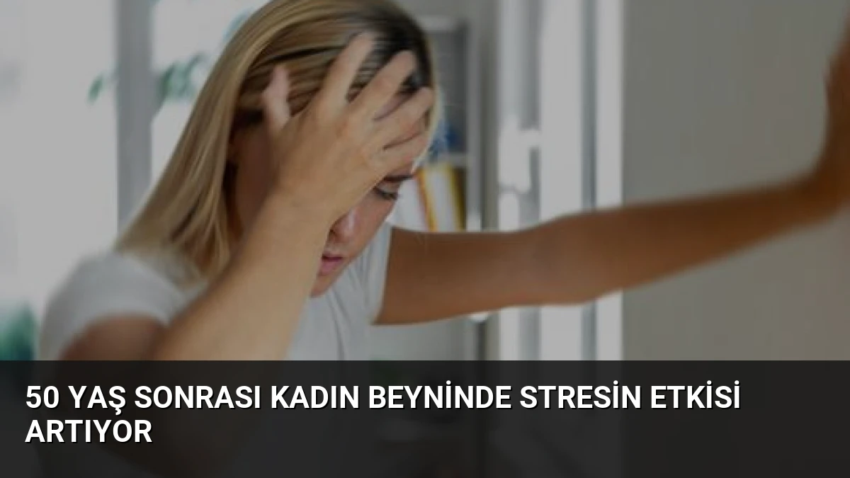 50 Yaş Sonrası Kadın Beyninde Stresin Etkisi Artıyor