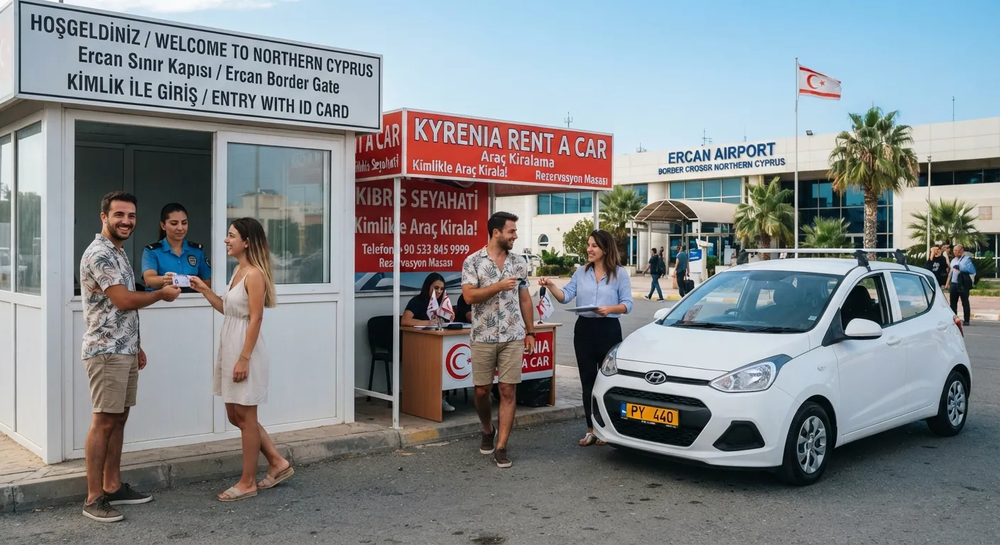 Kıbrısta Kimlikle Giriş, Araç Kiralama ve Gezilecek En İyi Yerler