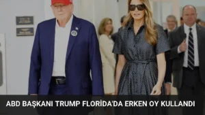 ABD Başkanı Trump Florida’da Erken Oy Kullandı