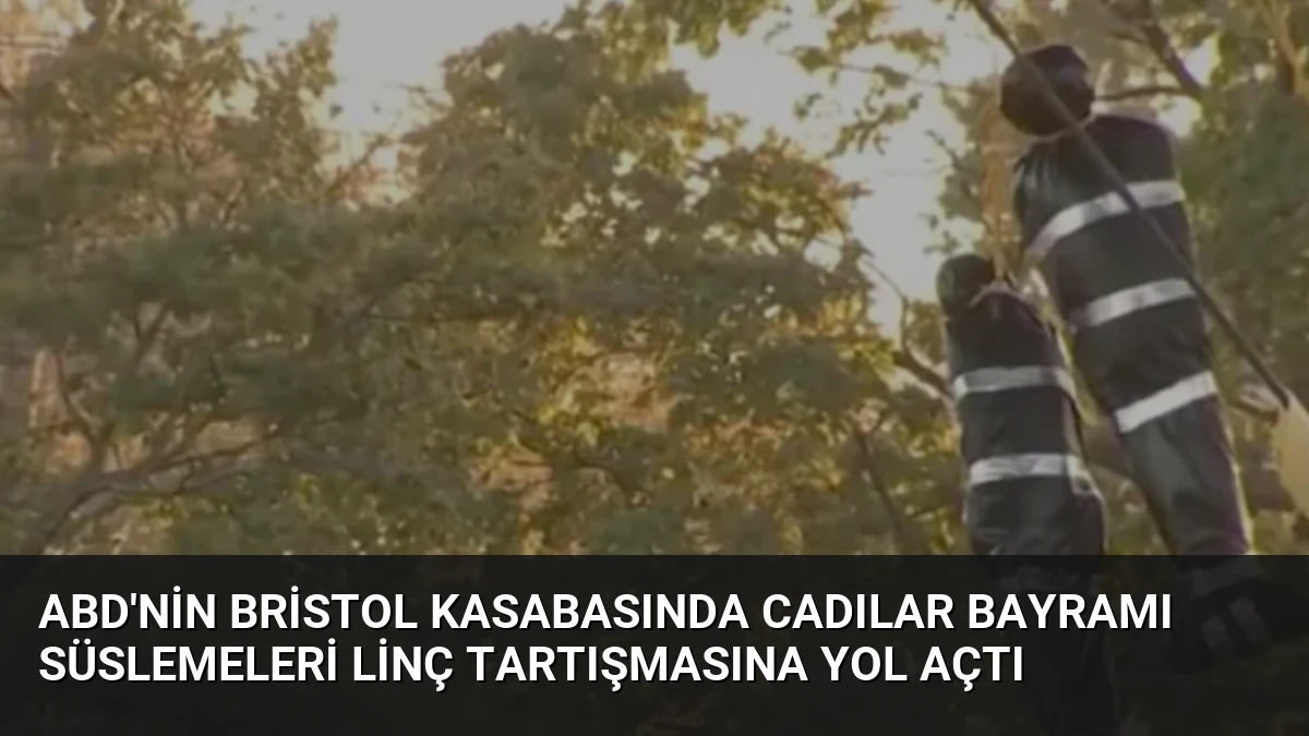 ABD’nin Bristol Kasabasında Cadılar Bayramı Süslemeleri Linç Tartışmasına Yol Açtı