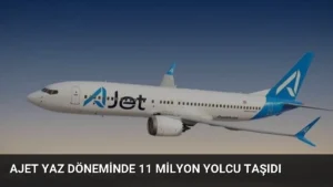 AJet Yaz Döneminde 11 Milyon Yolcu Taşıdı