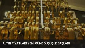 Altın Fiyatları Yeni Güne Düşüşle Başladı