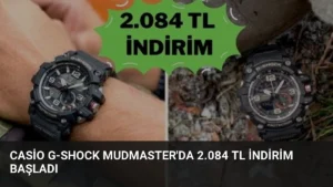 Casio G-Shock Mudmaster’da 2.084 TL İndirim Başladı