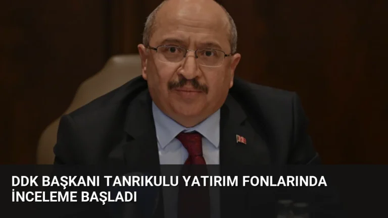 DDK Başkanı Tanrıkulu Yatırım Fonlarında İnceleme Başladı