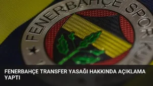 Fenerbahçe Transfer Yasağı Hakkında Açıklama Yaptı