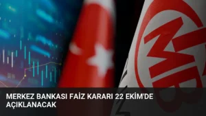 Merkez Bankası Faiz Kararı 22 Ekim’de Açıklanacak