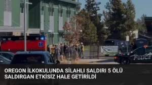 Oregon İlkokulunda Silahlı Saldırı 5 Ölü Saldırgan Etkisiz Hale Getirildi