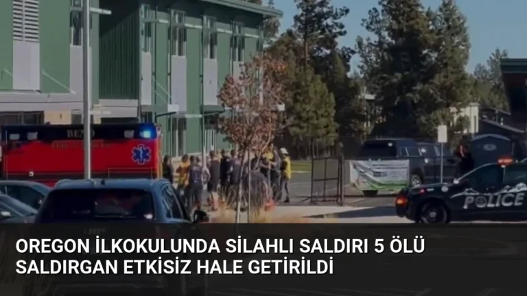 Oregon İlkokulunda Silahlı Saldırı 5 Ölü Saldırgan Etkisiz Hale Getirildi