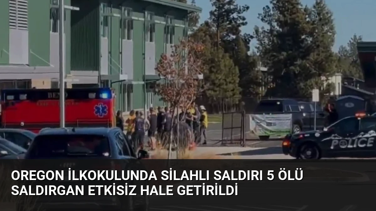 Oregon İlkokulunda Silahlı Saldırı 5 Ölü Saldırgan Etkisiz Hale Getirildi