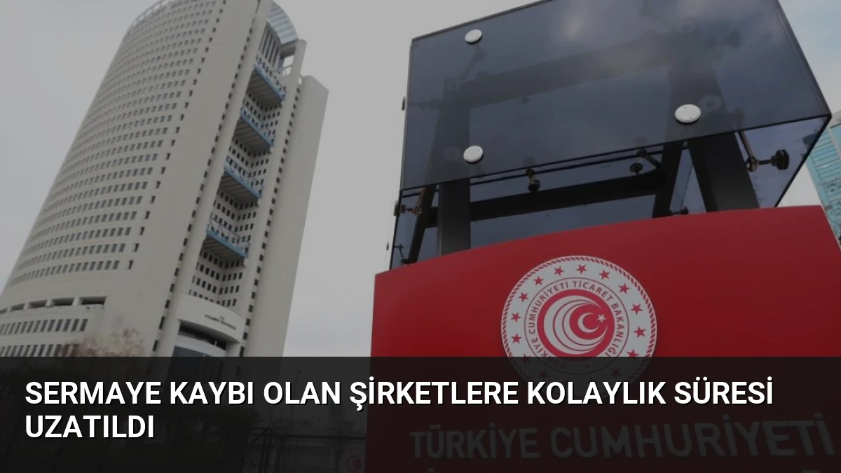 Sermaye Kaybı Olan Şirketlere Kolaylık Süresi Uzatıldı