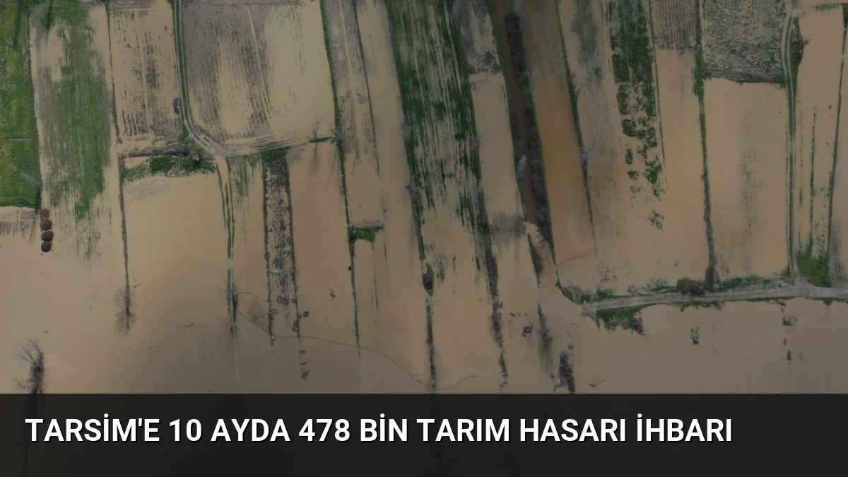 TARSİM’e 10 Ayda 478 Bin Tarım Hasarı İhbarı