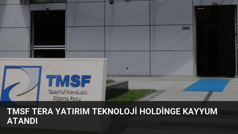 TMSF Tera Yatırım Teknoloji Holdinge Kayyum Atandı