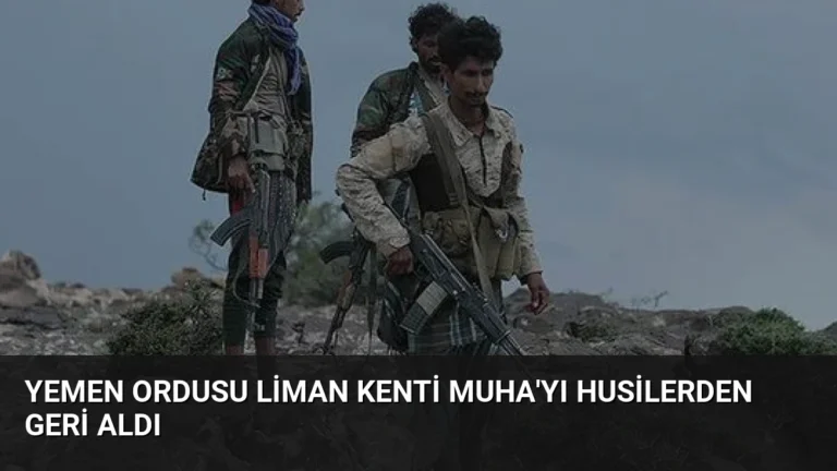 Yemen Ordusu Liman Kenti Muha’yı Husilerden Geri Aldı