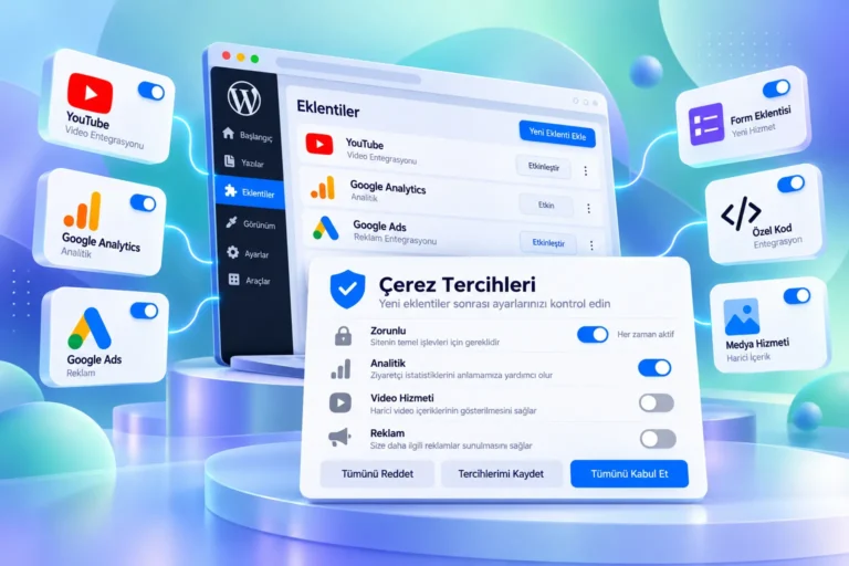 WordPress Sitelerinde Çerez Onayı: Yeni Eklentiler Mevcut Ayarları Etkileyebiliyor